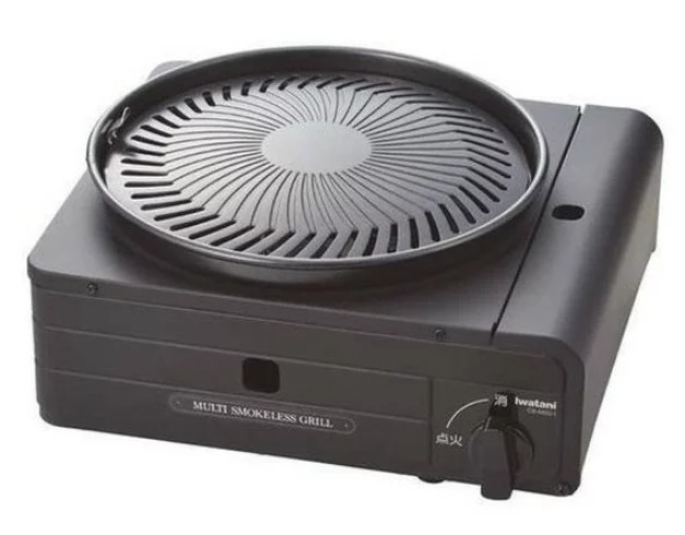 Iwatani カセットフー マルチスモークレスグリル 本体 たこ焼き