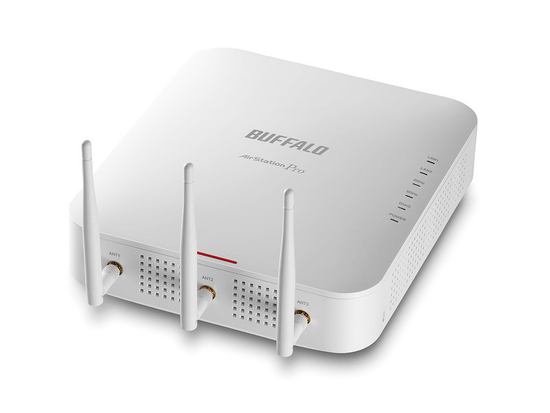 法人向け無線LANアクセスポイント 11ac/n/a/g/b 1300＋450Mbps 同時接続 インテリジェントモデル エアステーション プロ WAPM-1750D（ホワイト）