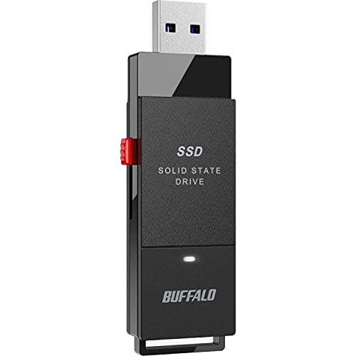 BUFFALO SSD-PUT1.0U3BC/N [SSD-PUTC/Nシリーズ 1TB ブラック] 外付けSSDの商品画像