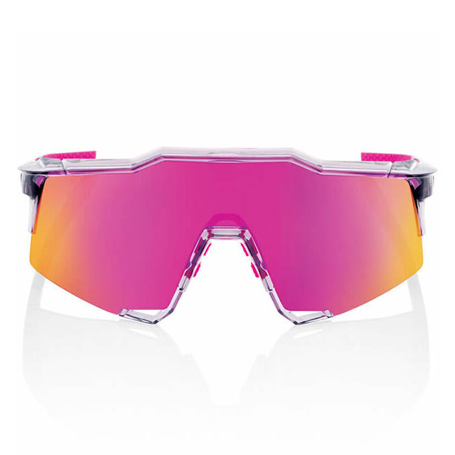 sunglasses 100% one hand red SPEEDCRAFT Polished Translucent Grey Purple Multilayer Mirror Lens general adult 60007-00017