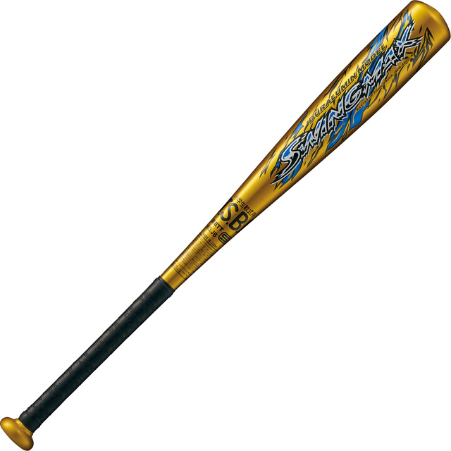 ゼット(ZETT) 少年野球 軟式 バット 72cm BAT75512-8200 ゼット 小学生軟式金属製バット スイングマックス 72cm （ゴールド