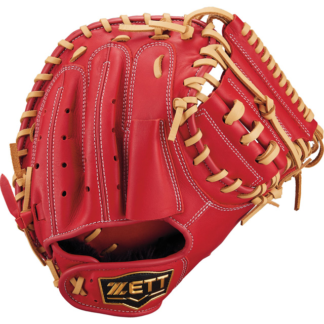 少年軟式 グランドヒーロー 捕手 右投 （レッド/パステルブラウン） BJCB76412-6432の商品画像