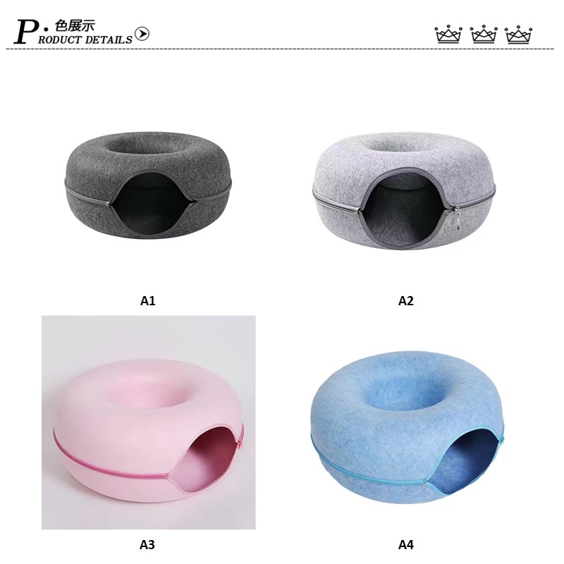 [26 to day!2 point eyes 500 jpy OFF] cat tunnel cat doughnuts window attaching pet bed cat cat house tunnel .. house toy ...