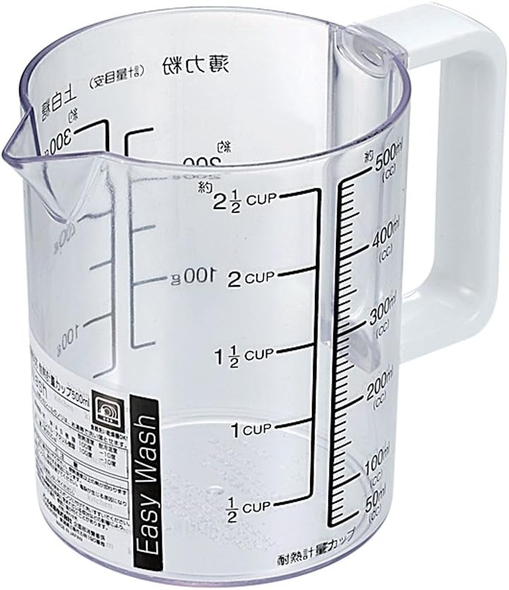 パール金属 Easy Wash 食洗機対応 耐熱計量カップ 500ml C-8678の商品画像