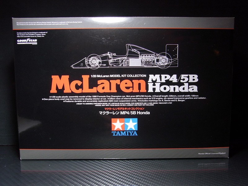  Tamiya 1/20 McLaren Honda MP4/5B шкала определенные товары 