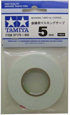 タミヤ 曲線用マスキングテープ 5mm （ノンスケール マスキングテープ