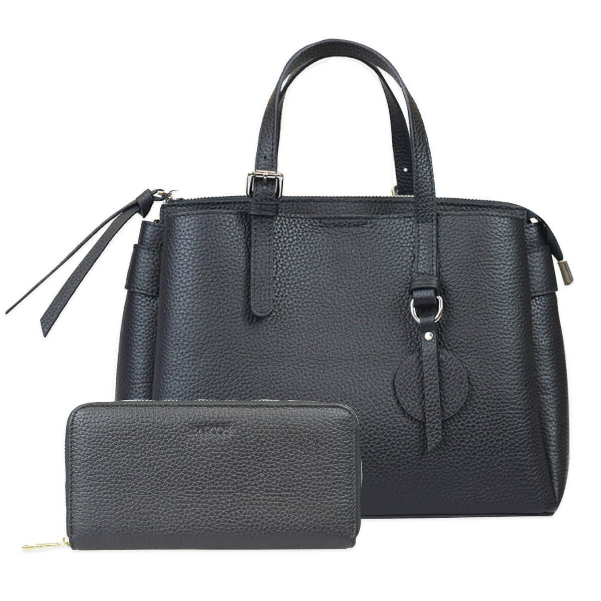  комплект товар BARCOS shrink кожа ручная сумочка &amp; кошелек elegant комплект женский все 3 цвет ONESIZE bar kos