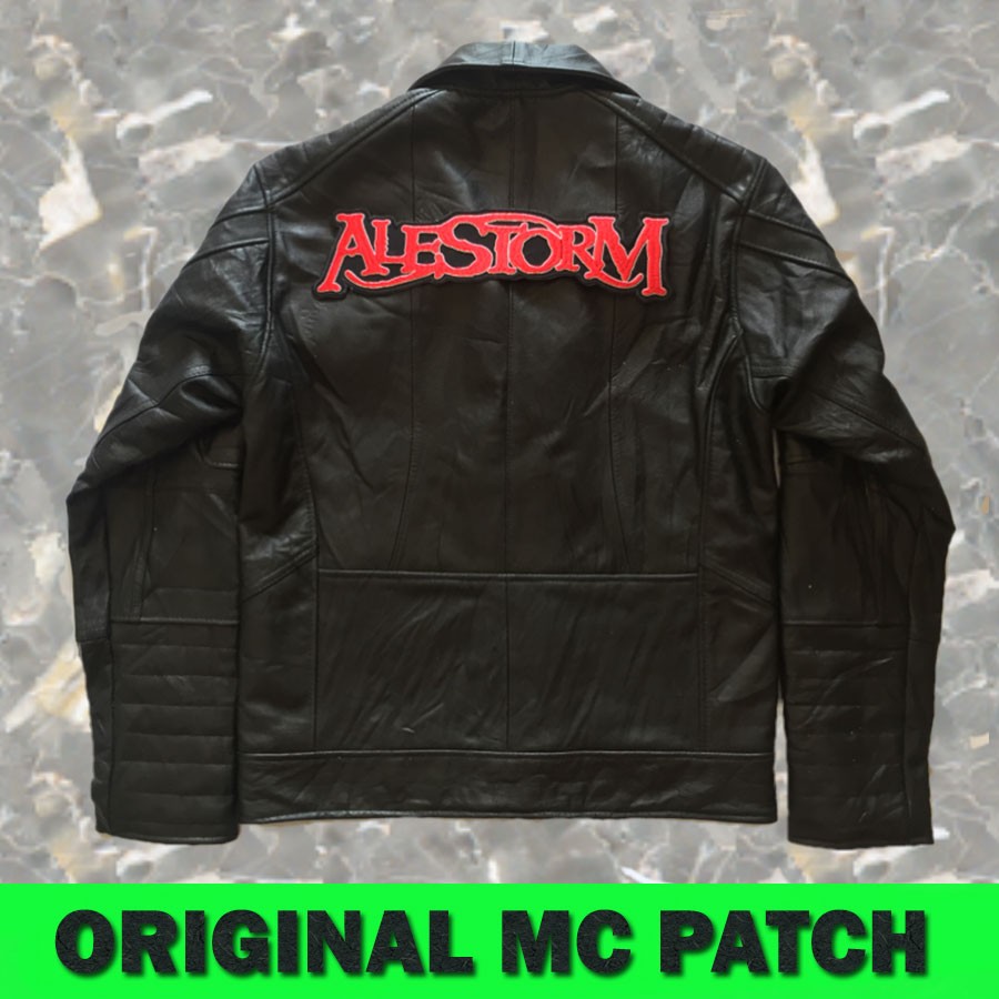  abroad buying attaching / extra-large / DEAD STOCK *e il storm * ALESTORM * UK * embroidery badge limited amount 
