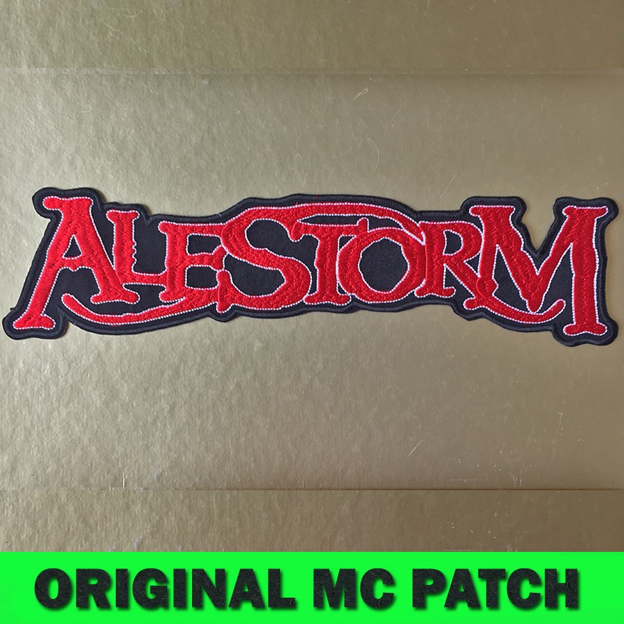  abroad buying attaching / extra-large / DEAD STOCK *e il storm * ALESTORM * UK * embroidery badge limited amount 