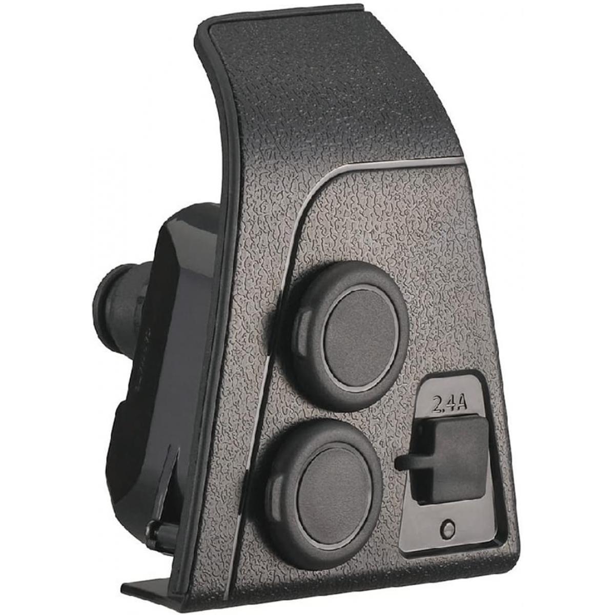 専用　２個 YAC（自動車用アクセサリ） 2連セパレートソケット PZ724 自動車用増設