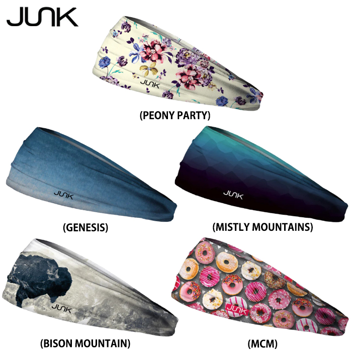 a...JUNK Junk бейсбол для головная повязка лента для волос стрейч материалы to-re- человек gJUNK-HD-23SS-2 jun23ss