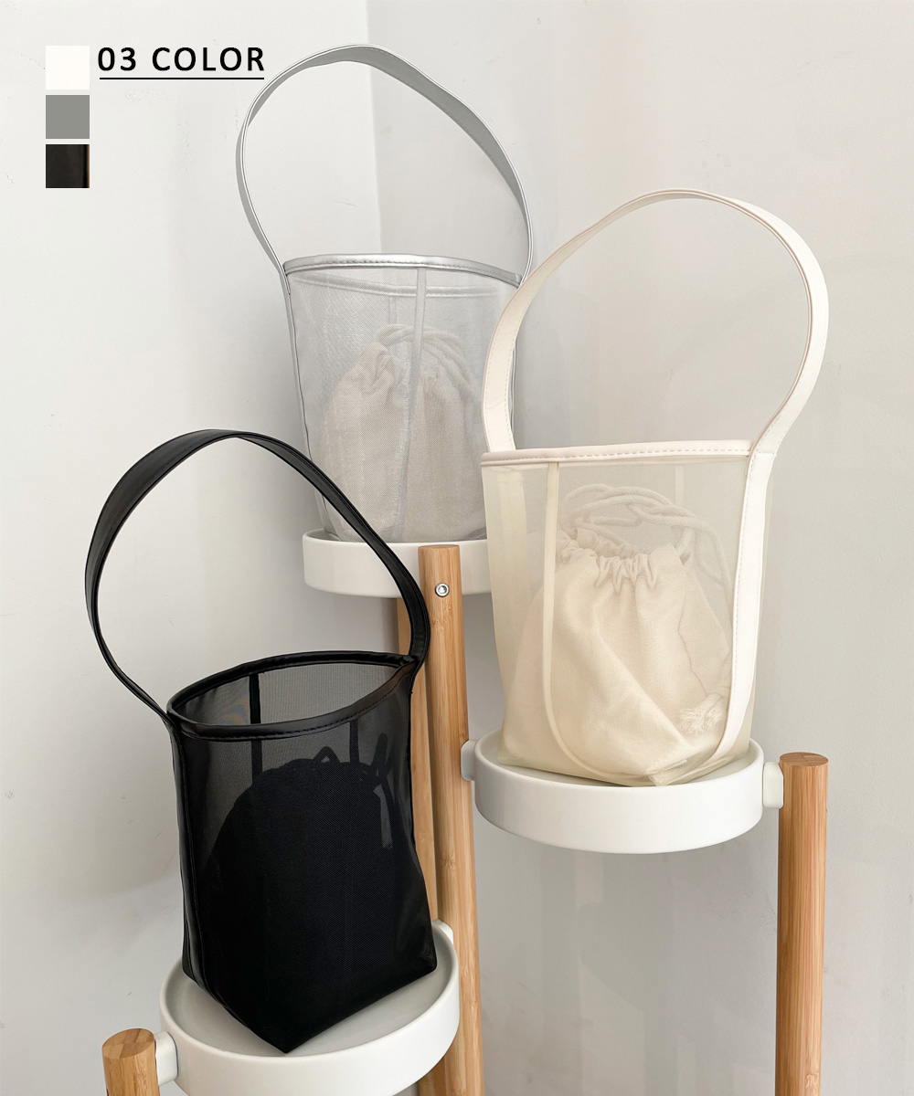 シアーバケツバッグ