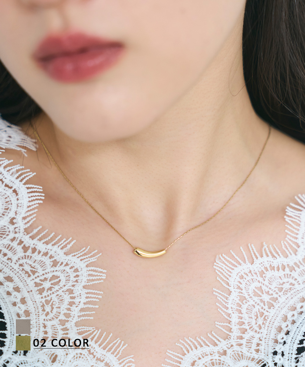 ウェーブモチーフネックレス