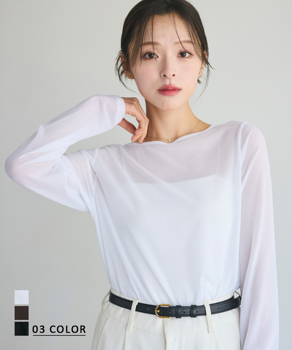 シアーチュールトップス