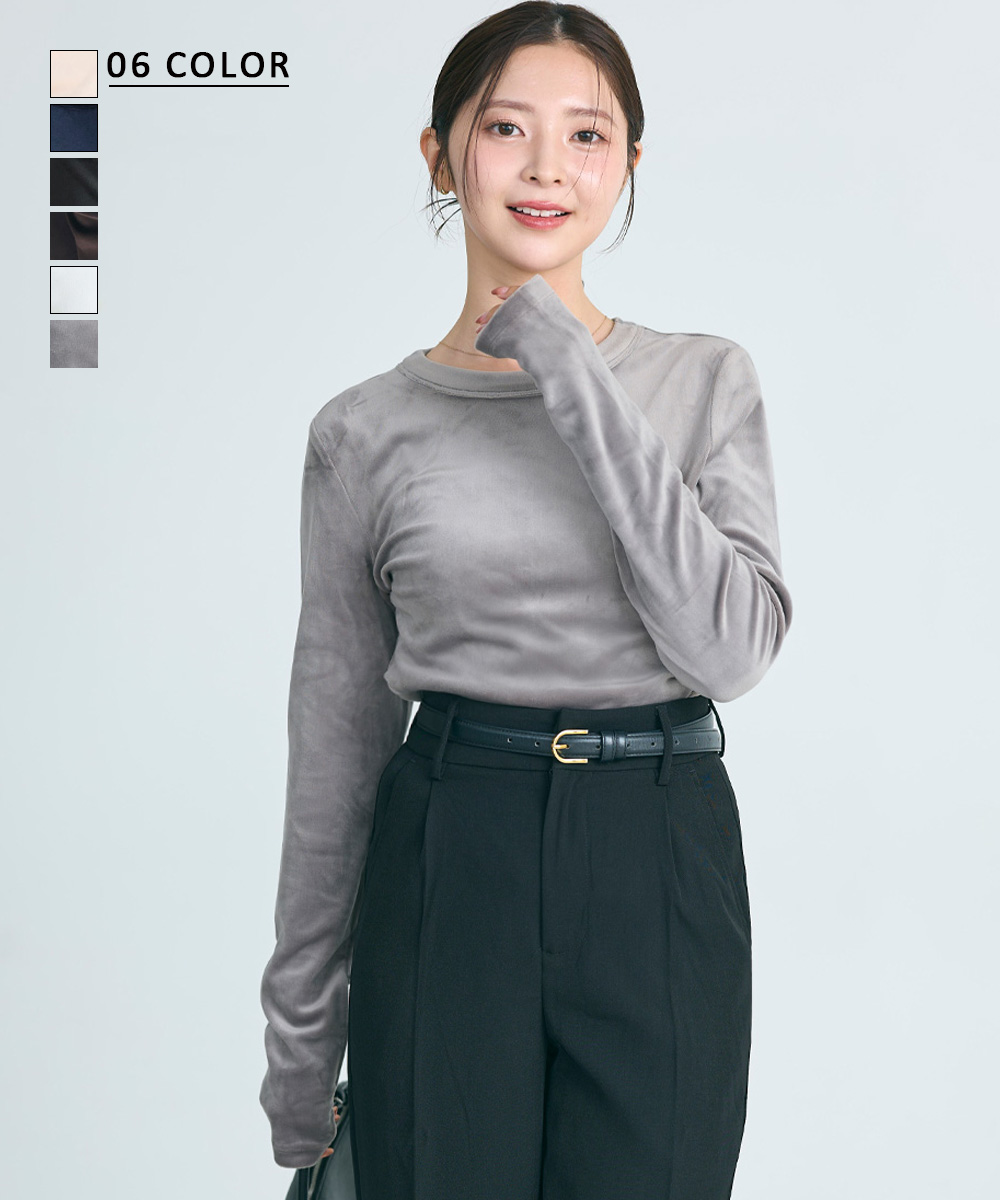 【MIYU DESIGN】ベロアトップス