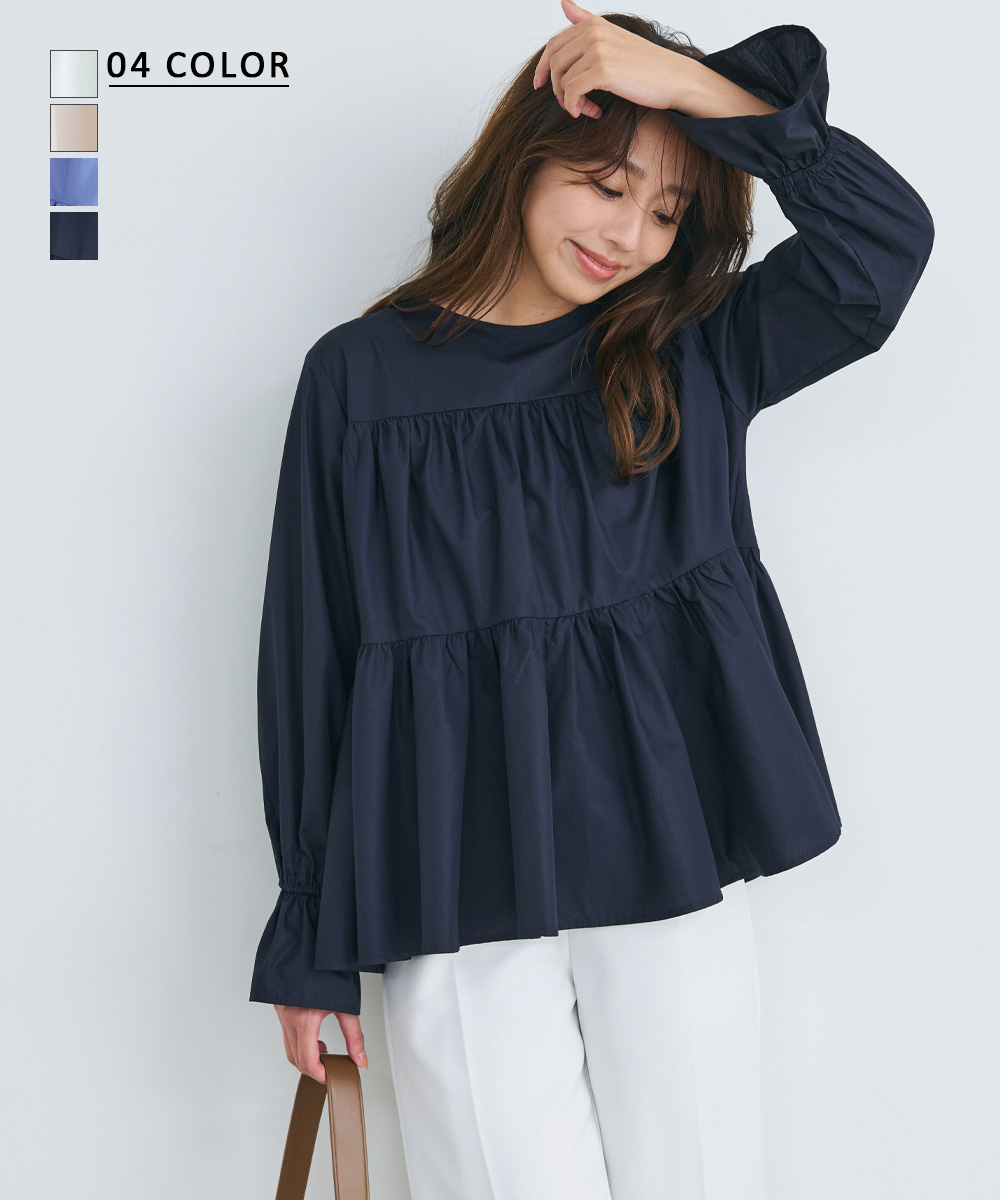 【HARUKA DESIGN】ティアードブラウス