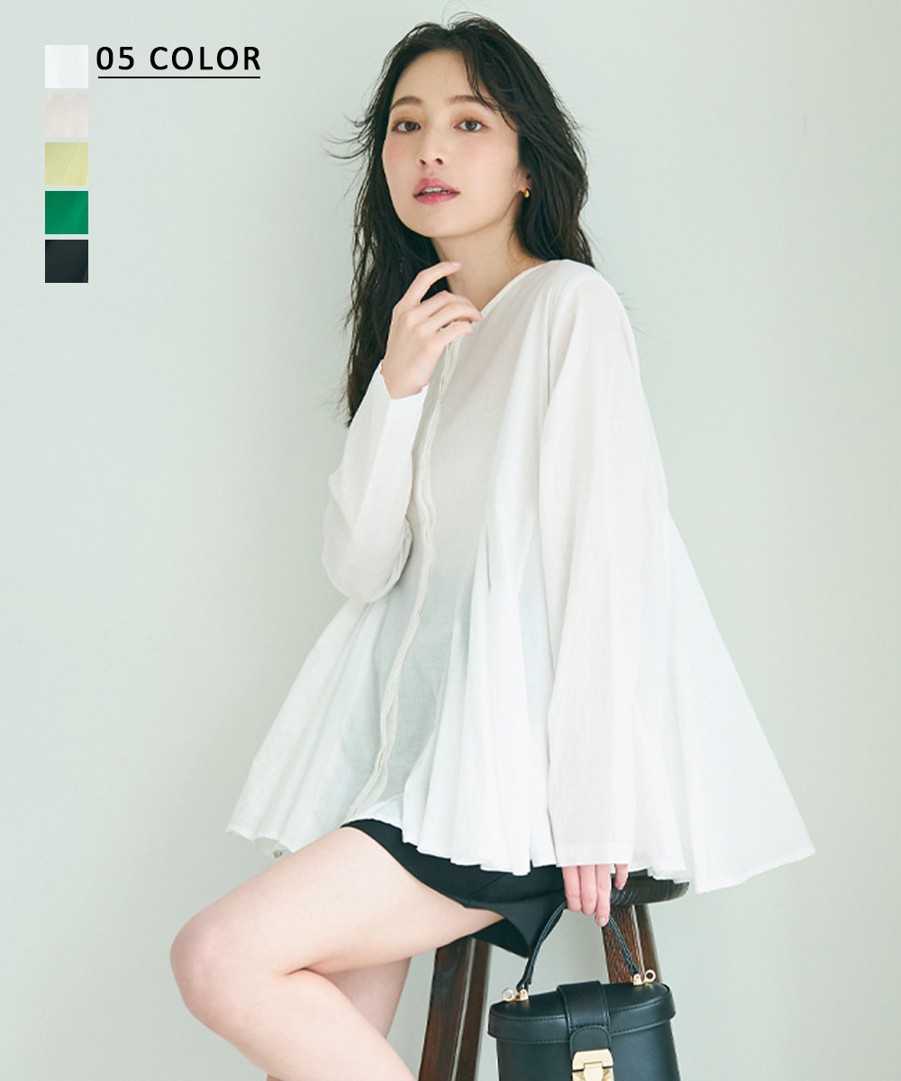 【MAAYA DESIGN】シアーブラウス