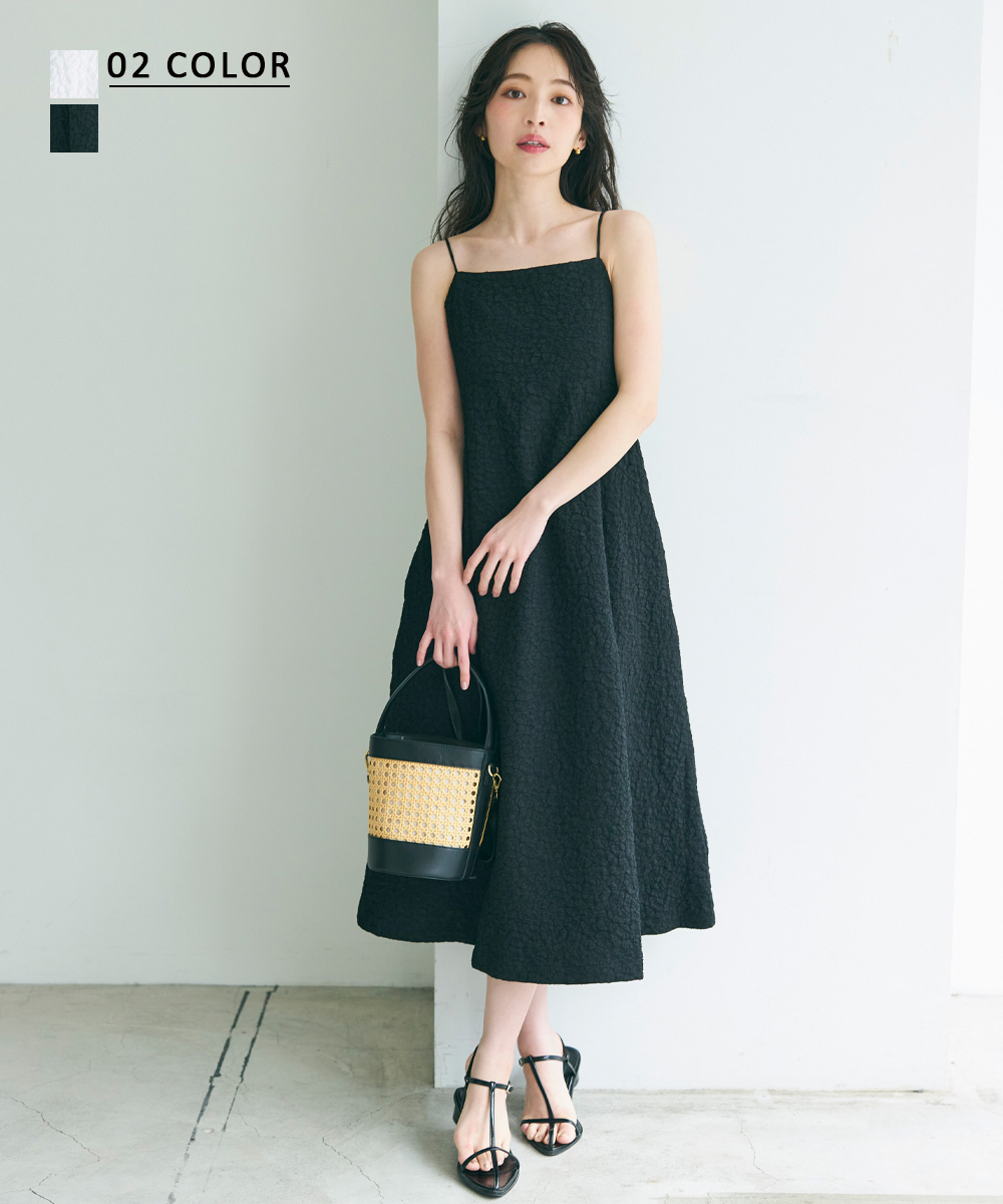 リップルキャミソールワンピース