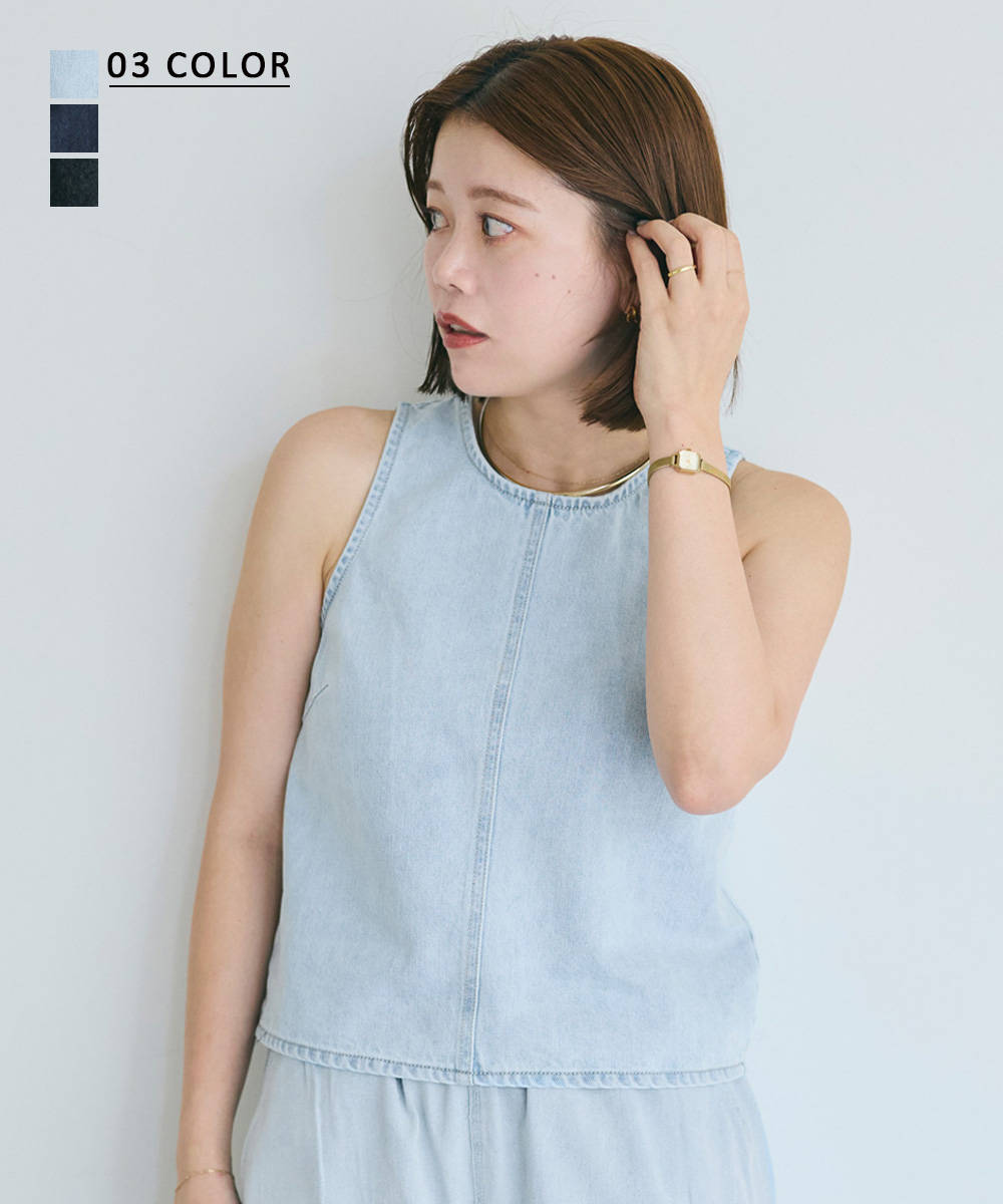 アメスリデニムトップス