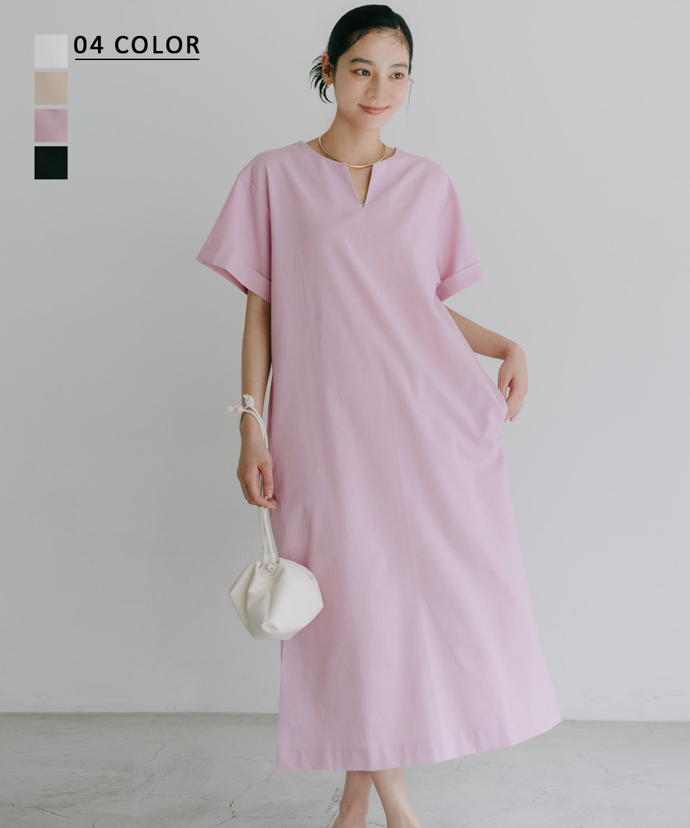 リネンワンピース