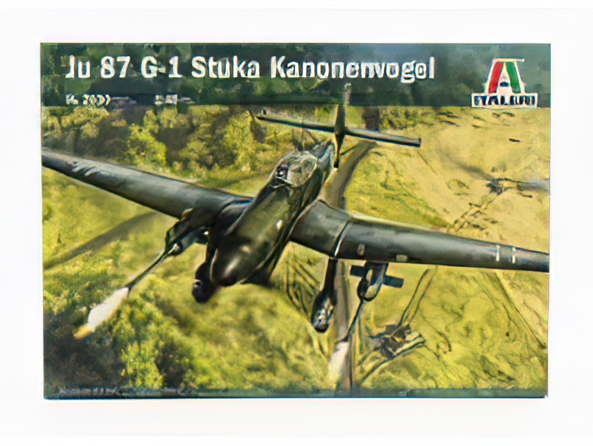 JUNKERS JU-87B AIRPLANE STUKA KANONENVOGEL MILITARY 1935/ITALERI 1/48 model kit 