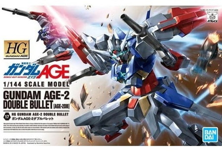 BANDAI ガンダムAGE-2 ダブルバレット （1/144スケール HGAGE 機動戦士