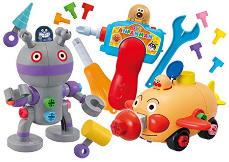 セガトイズ それいけ！アンパンマン くみたてDIY ノーズパンチでたいけつだ！ねじねじアンパンマンごうとねじねじだだんだんDXの商品画像