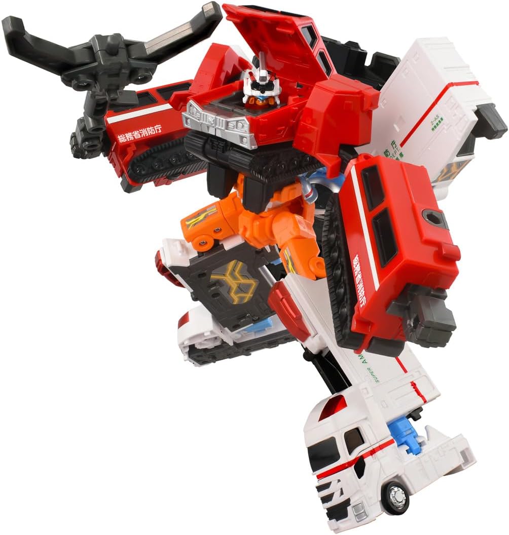 トミカ ジョブレイバー TJBDX ハイパーレスキューブレイバー レッドサラマンダー＋スーパーアンビュランス DXセットの商品画像