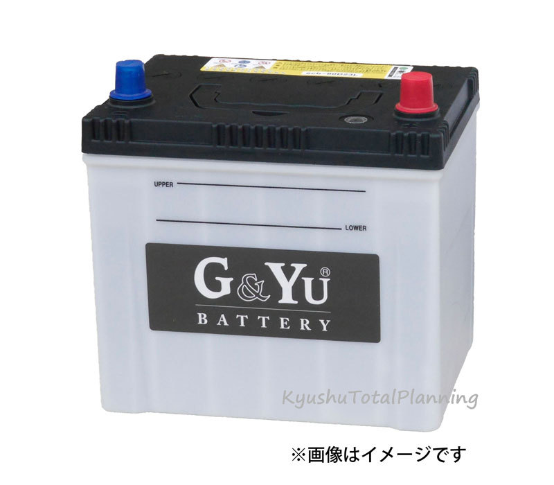 G＆Yuバッテリー G＆Yu BATTERY ecoba ecb-80D23L 自動車用バッテリー