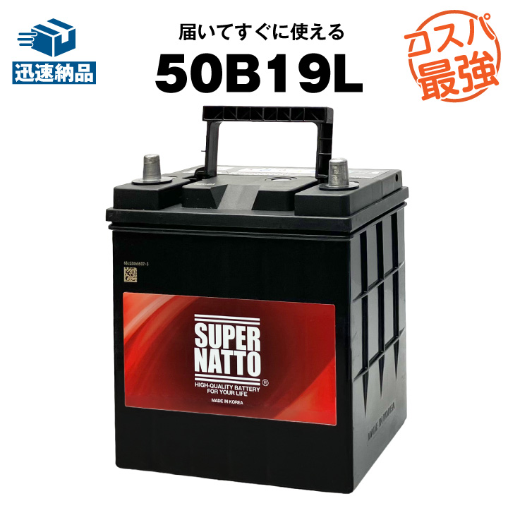 南進貿易 SUPERNATTO 国産車用 充電制御車対応 50B19Lの商品画像