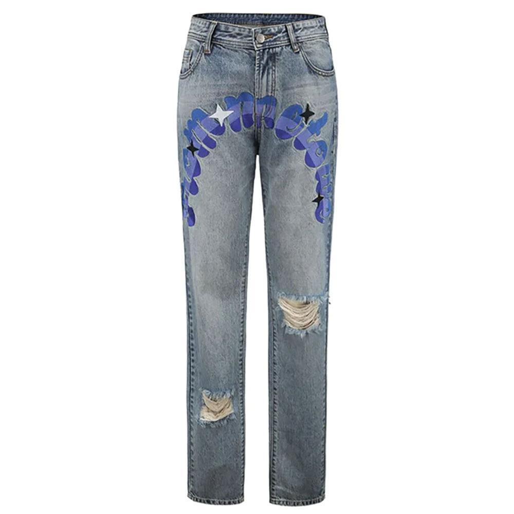 CHME MAISON EMERALD メゾン エメラルド FRONT BLUE LOGO DENIM CHME MAISON EMERALD メゾン エメラルド FRONT BLUE LOGO DENIM