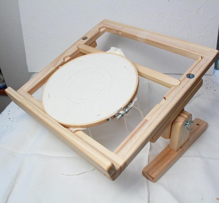  Eddie atelier square embroidery stand (S size ) { pipe embroidery frame is not attached }30cm till. embroidery circle frame . angle type frame . correspondence Q-SNAP frame 6/8/11 -inch (15/20