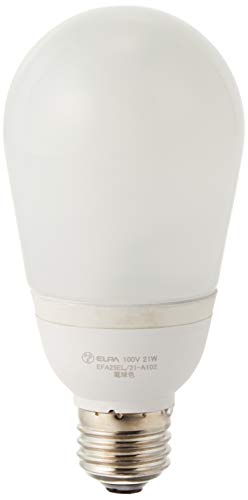 ELPA 電球形蛍光管ランプ EFA25EL/21-A102H （3波長形電球色） 蛍光灯の商品画像
