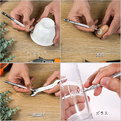 Kimlonton carbide chip attaching pen scriber pen cutter ceramic pen cutter tile cutter pen pocket ... tip tool 2 pcs set glass ceramic tile for 