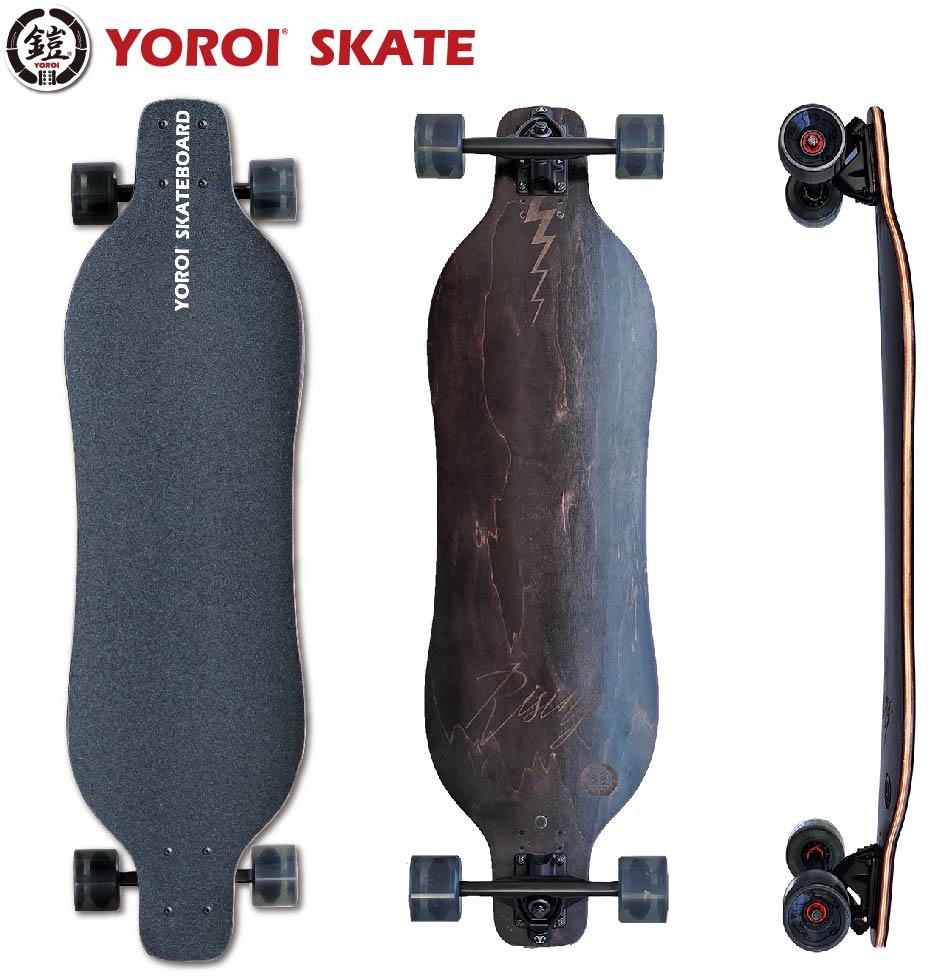  long skeYOROI SKATEBOARD RISING 36PWyoroi скейтборд Rizin . бог черный сноуборд серфинг off tore конечный продукт 