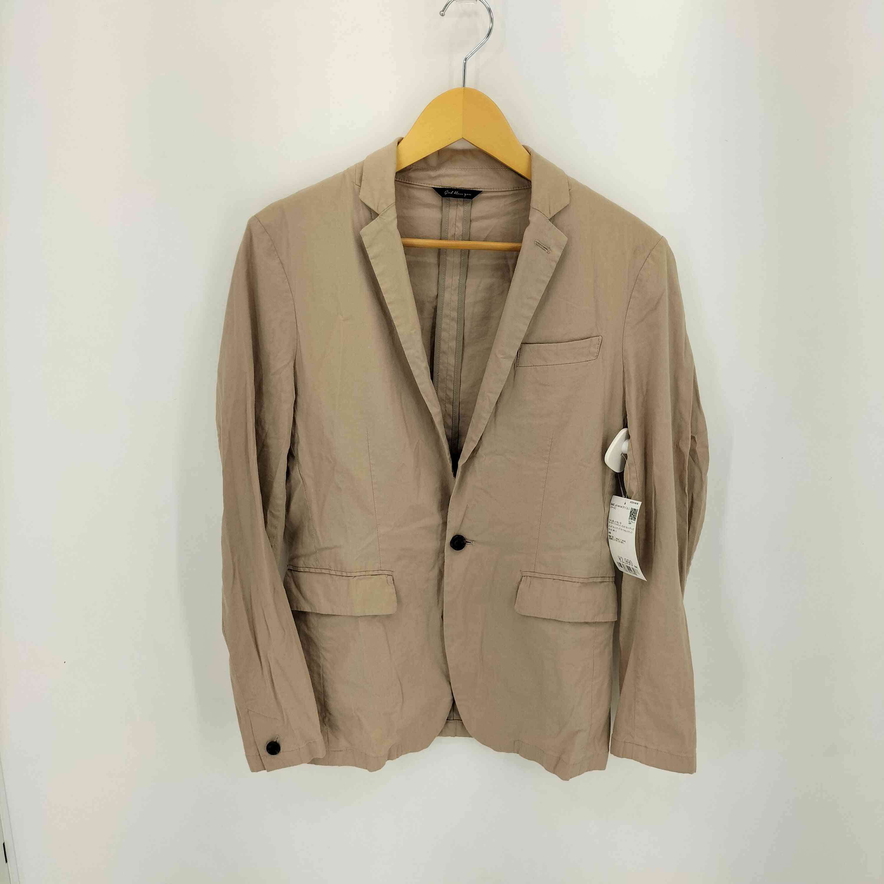 NANO universe( Nano Universe )linen. искусственный шелк 1B tailored jacket брюки se б/у б/у одежда 0603