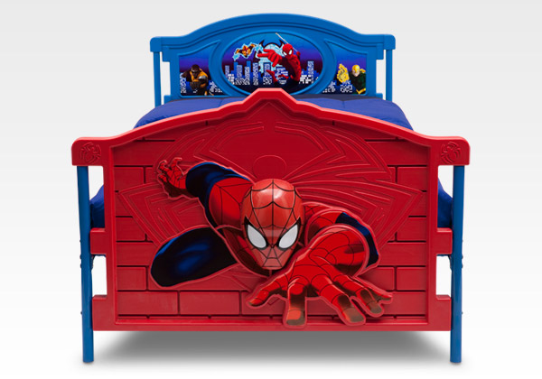 / outlet / Marvel Человек-паук 3D twin bed to гонг - bed Kids детский для малышей bed детский bed 