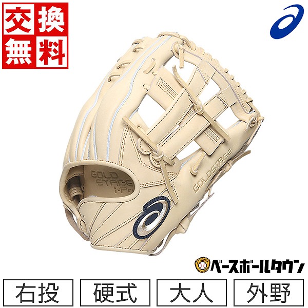 ASICS ゴールドステージ I-PRO 外野手 右投 （Gキャメル） 3121B119