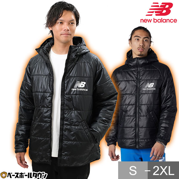  cotton inside jacket Parker adult New balance NB Athletics Winterized long sleeve Zip up full Zip with a hood . blouson outer protection against cold winter water-repellent MJ13513