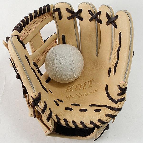  dirt .... exchange free baseball glove softball type adult right throwing world Pegasus Eddie to all round for size 7 WGN4EDT65-0729-LH type attaching possibility (G)