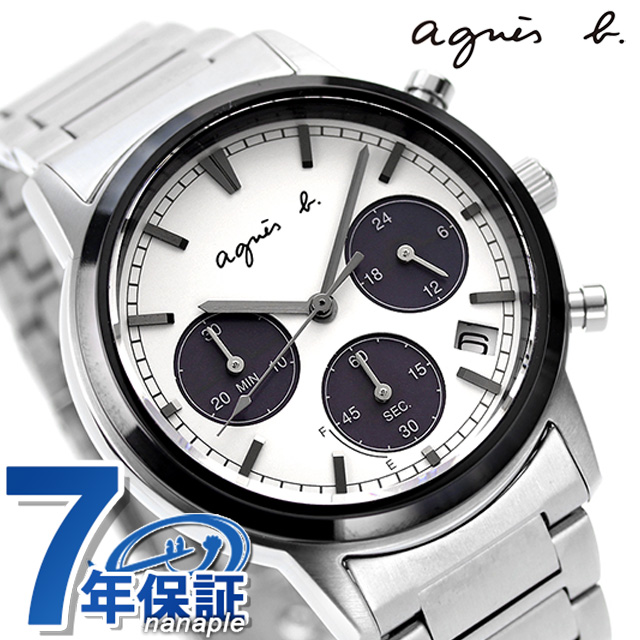 agnes b. 腕時計 FCST994 ホワイト文字盤 agnes b. 腕時計 FCST994 ホワイト文字盤 - メルカリ
