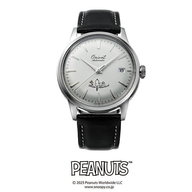 オリエント　RN-AC0M16S バンビーノ38 自動巻き時計　スヌーピー Orient Bambino 38 『PEANUTS』コラボレーションモデル RN