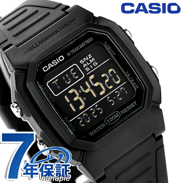 CASIO カシオ デジタル 海外モデル W-800H-1BV スタンダード デジタル