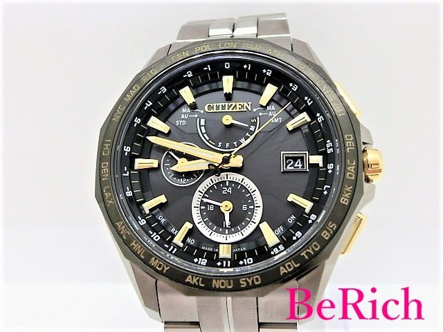 CITIZEN アテッサ ワールドタイム エコ・ドライブ電波時計 AT9090-53L