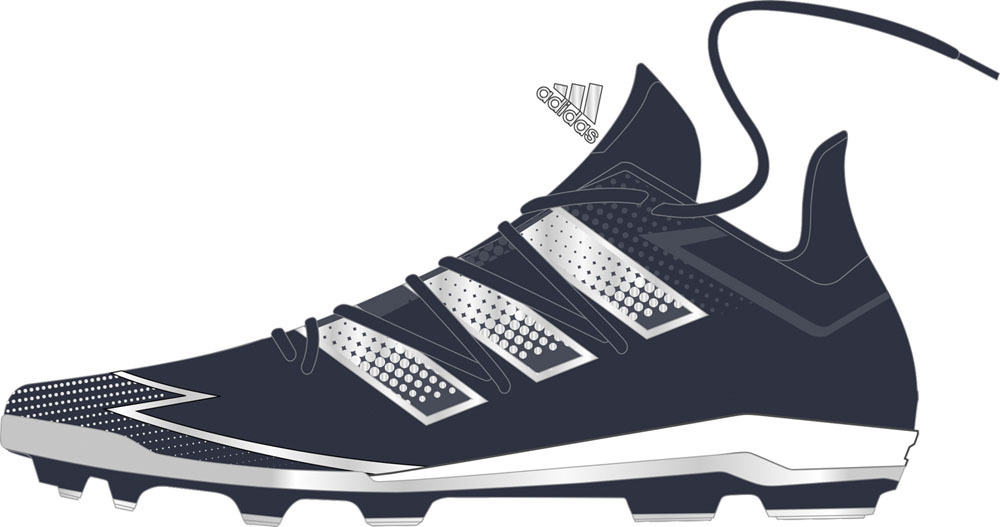 アディダス アフターバーナー 7 ミッド スパイク FY1837 （カレッジネイビー/シルバーメタリック/フットウェアホワイト）