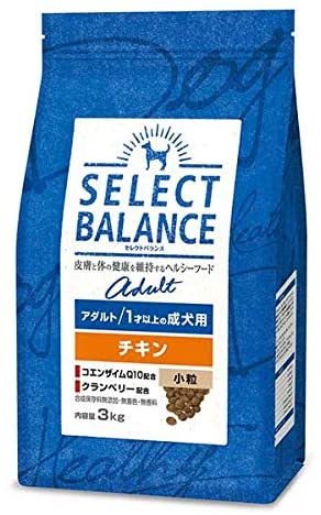 セレクトバランス アダルト チキン 小粒 3kg×1個の商品画像