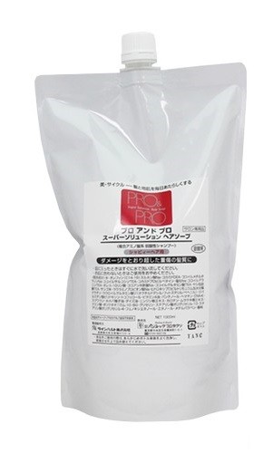 パシフィックプロダクツ パシフィックプロダクツ プロアンドプロ スーパーソリューション ヘアソープ 詰替え 1000ml×1個 PRO&PRO レディースヘアシャンプーの商品画像