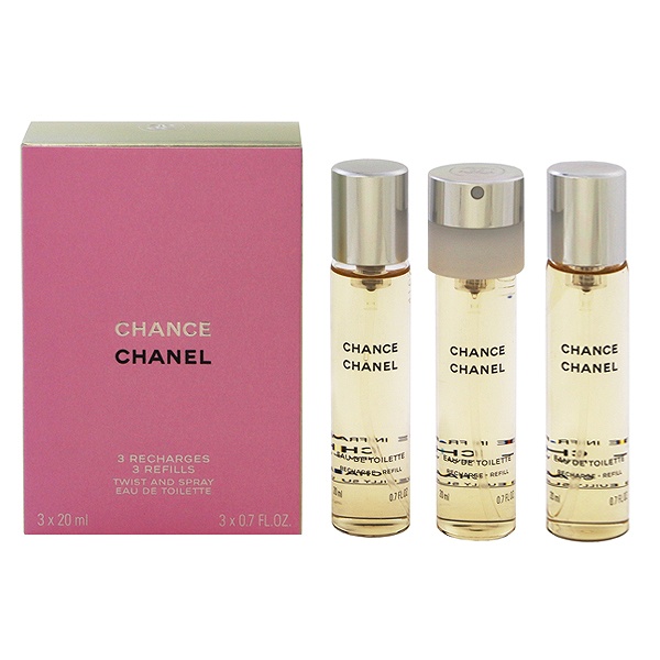 CHANEL チャンス ツィスト＆スプレイ オードゥ トワレット 20ml×3 