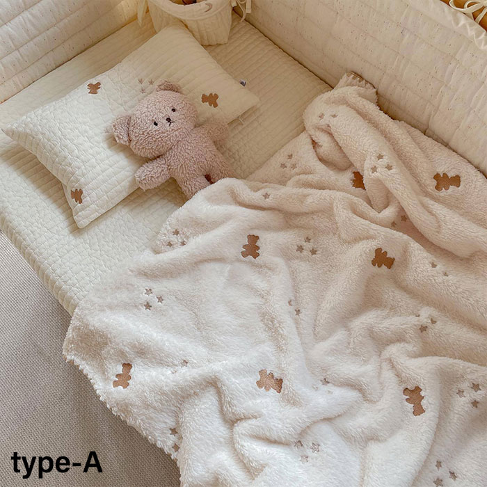 baby blanket enne baby Northern Europe soft pretty star month blanket futon embroidery girl man 