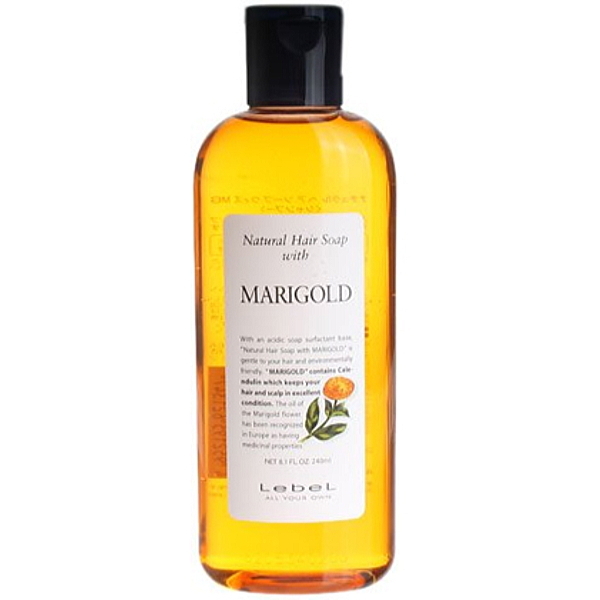 LebeL ルベル ナチュラルヘアソープ ウィズ MG（マリーゴールド）ボトル 240ml×3個 Natural Hair Soap ＆ Treatment レディースヘアシャンプーの商品画像